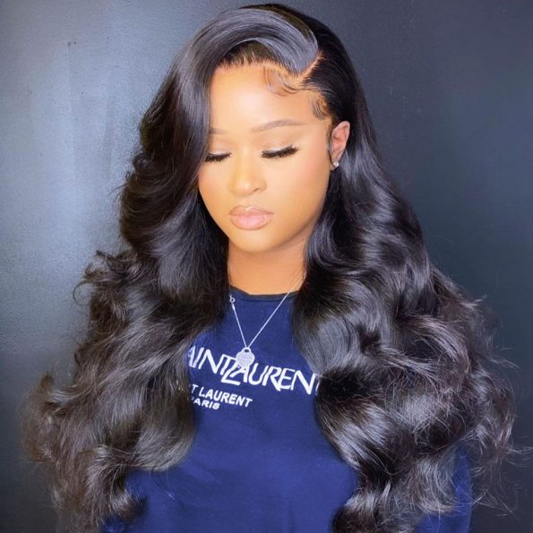 human hair invisible lace wig