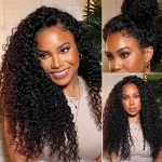 Deep curly wig