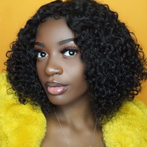 Loose Deep Wave Bob Wig 13×4 Lace Front Wigs 180% Density | Recool Hair