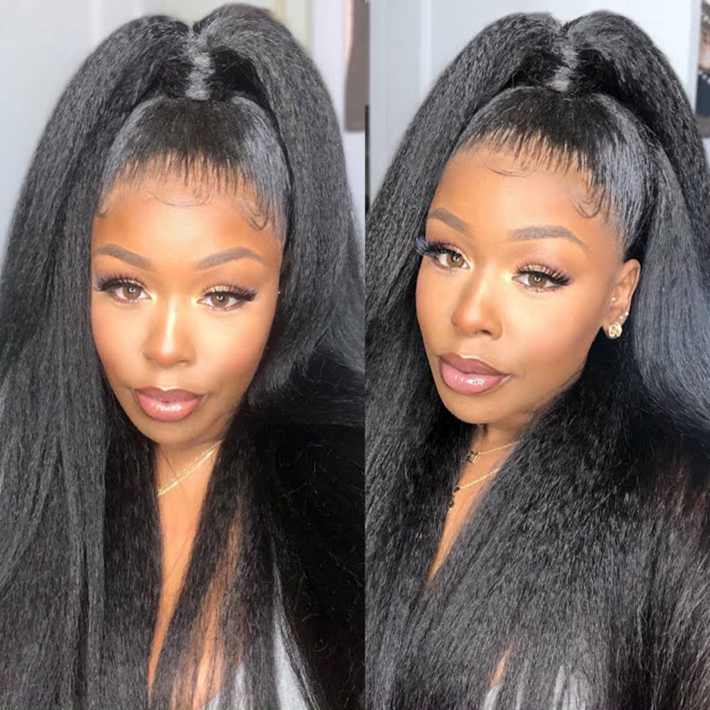 Glueless Yaki/Kinky Straight 13x4 HD Lace Wig | Recool Hair