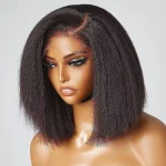 kinky straight bob wig human hair (7)