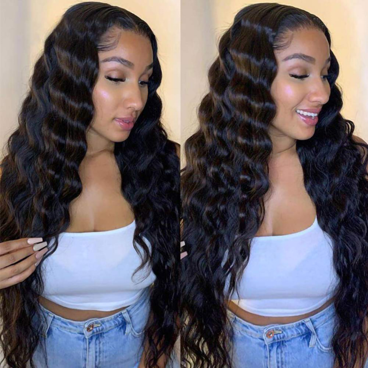 13x6 loose deep wave wig