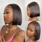 5×5 glueless bob wig