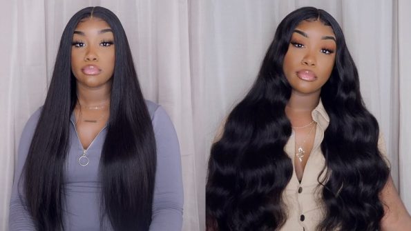 straight wig vs body wave wig