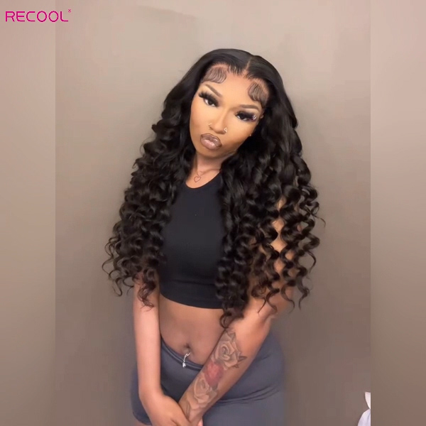 loose deep wave wig