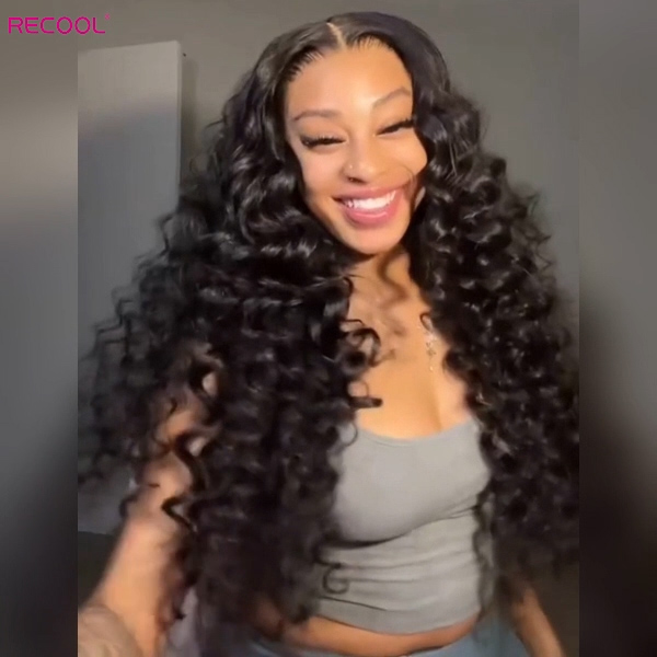 loose deep wave wig