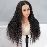 Deep wave human hair wig