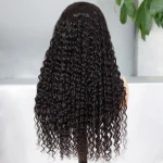 Deep wave human hair wig