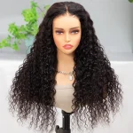 water wave human hair glueless wig 4 (3)