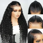 deep wave pre braid glueless human hair wig 9