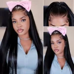 straight hair braid glueless wig