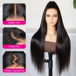 straight hair glueless flexi fit wig