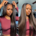 straight hair glueless flexi fit wig