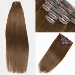 brown color hair extension (6)