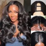 butterfly cut loose wave wig (2)