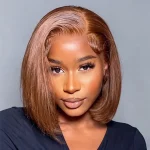 brown bob human hair wig (4)