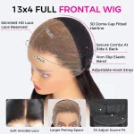 highlight color body wave human hair wig (2)