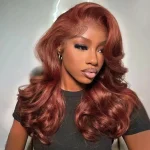 copper brown loose body wave wig (2)