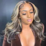 highlight 1B 22 wig short loose body wave (2)