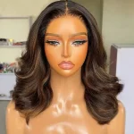 highlight 1b 2 30 short loose body wave wig 4